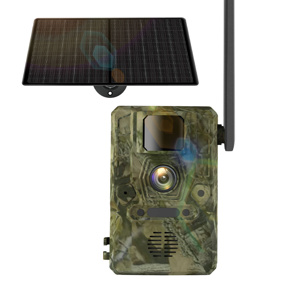 WildTrackr RH-H5 4G LTE Solar Trail Camera GPS Night Vision IP66 – Remote Wildlife Game Camera