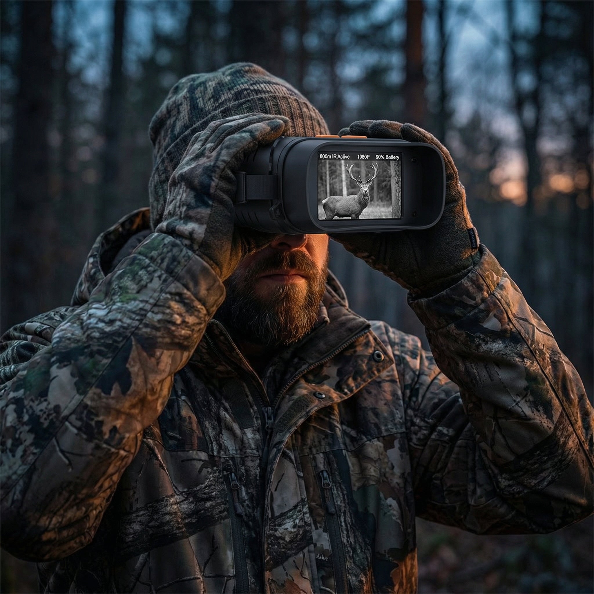Night Vision Binoculars 1080P - 10x Digital Zoom with Infrared