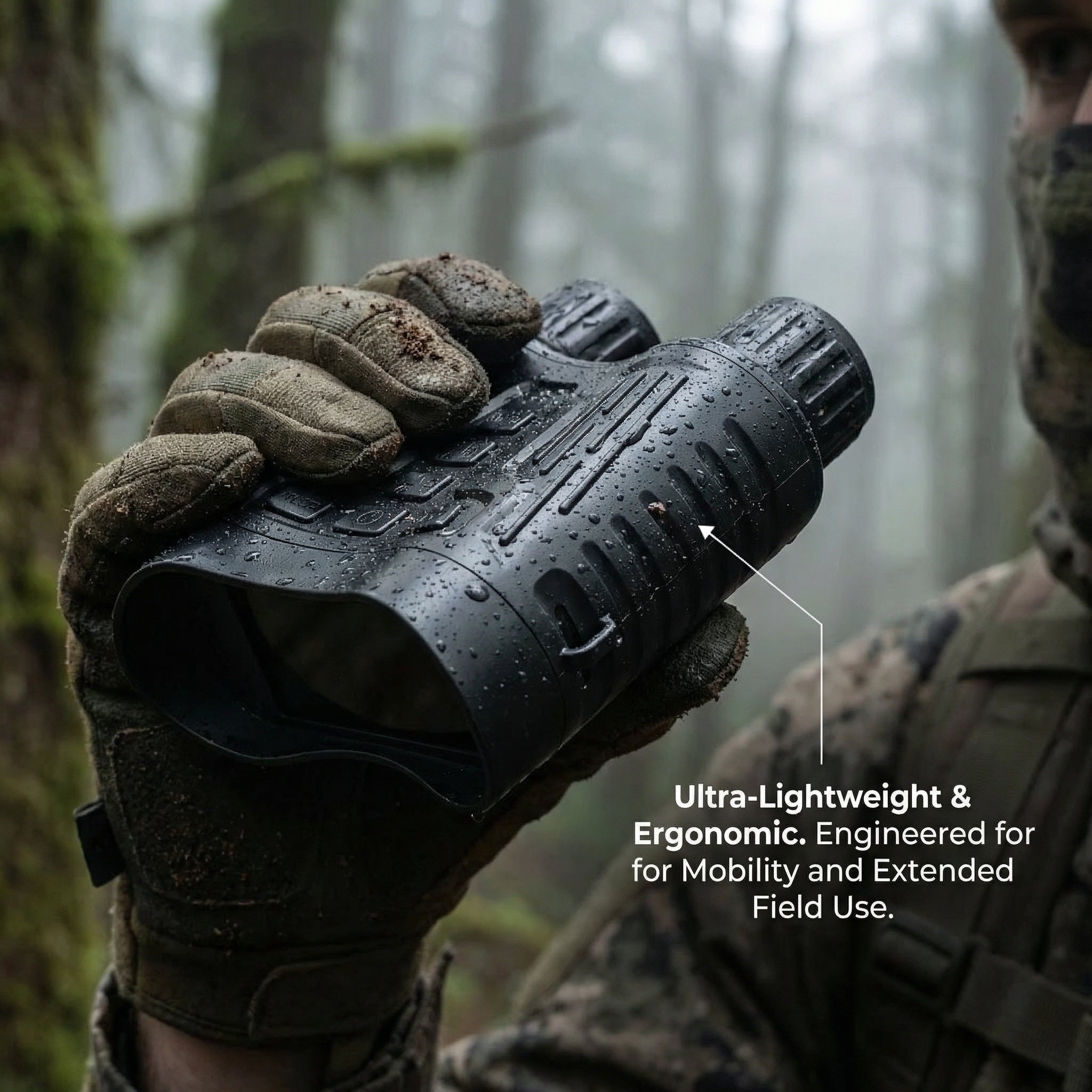4K Compact Night Vision Binoculars - 8X Digital Zoom