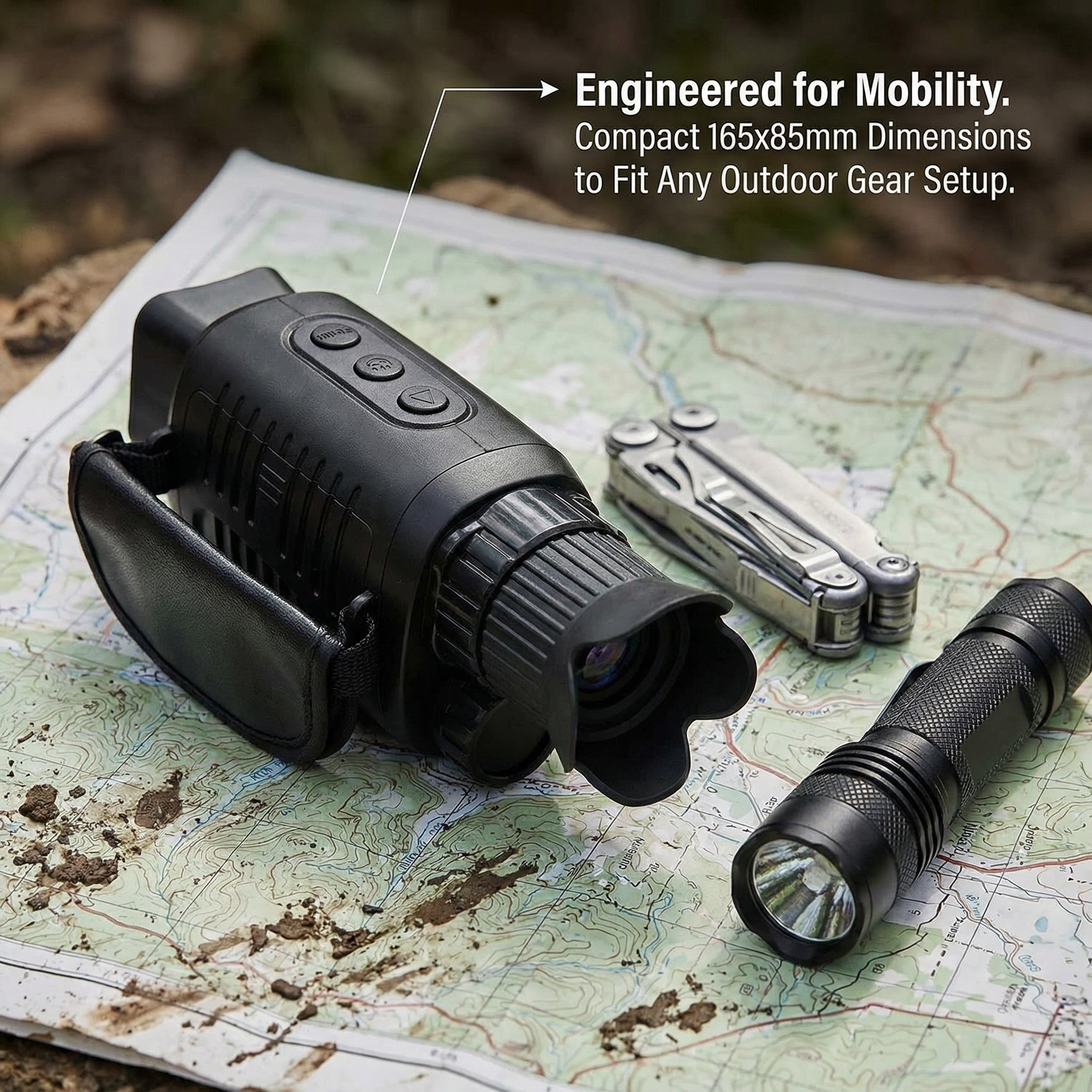 Compact night vision monocular infrared optics for hunting and wildlife observation | WildTrackr 