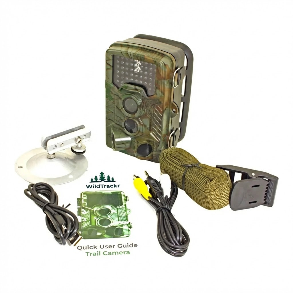 WildTrackr Scout - 16MP Trail Camera, Night Vision, IP66